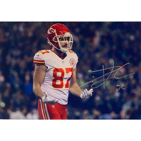 Autograph Signed Travis Kelce Photo