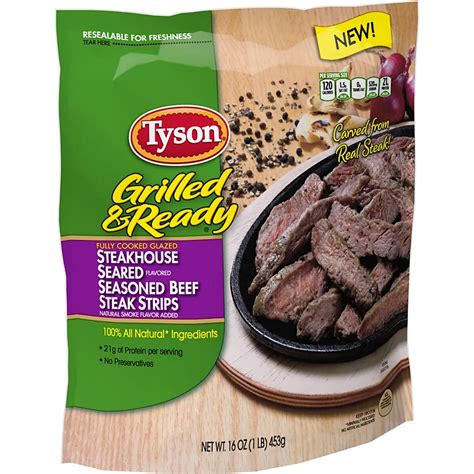 Tyson Fully Cooked Beef Steak Strips - Shop Meat at H-E-B