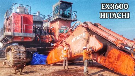 EXCAVATOR BEKO HITACHI EX3600 || MELEPAS BOOM ARM - YouTube