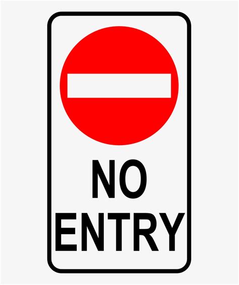 No Entry Sign Clip Art