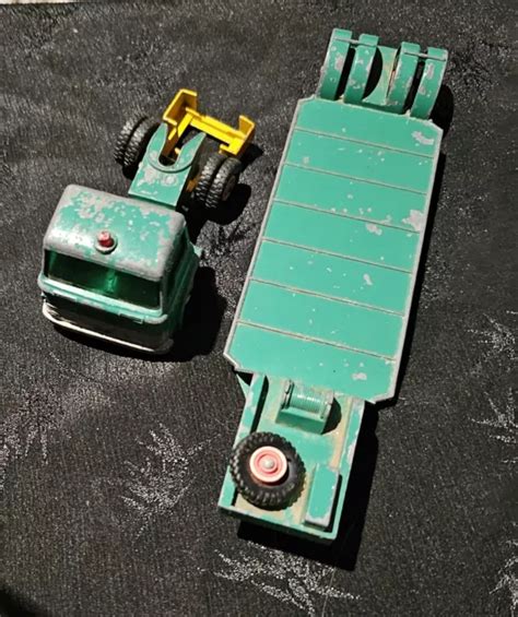 VINTAGE LESNEY MATCHBOX King Size No.17 Dyson LOW-LOADER Ford Tractor $22.97 - PicClick