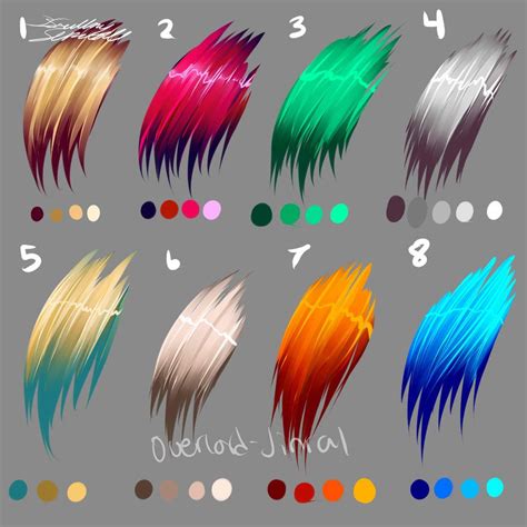 Hair Colors by Overlord-Jinral.deviantart.com on @deviantART | color palette | Pinterest | Hair ...