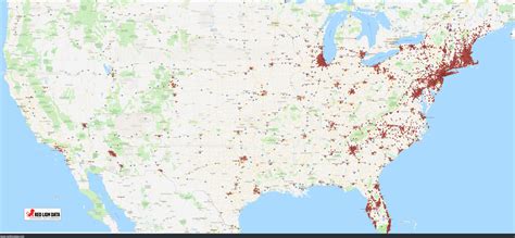 Dunkin’ Donuts USA Location Map - Red Lion Data