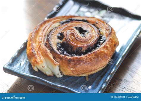 Danish, Danish Pastry or Chocolate Danish Stock Image - Image of shop ...