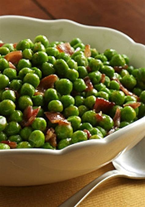 Peas with Bacon | Recipe | Dinner side dishes, Christmas dinner side dishes, Side dish recipes