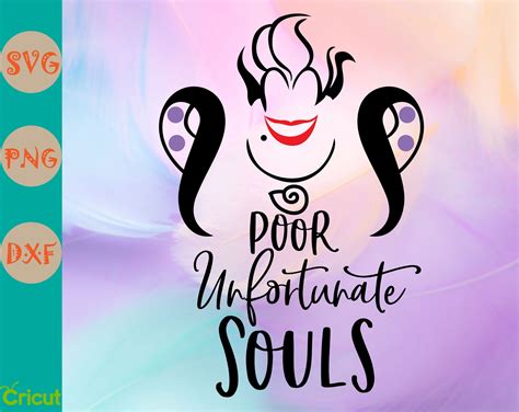 Ursula Poor unfortunate souls svg png dxf Cartoon svg | Etsy