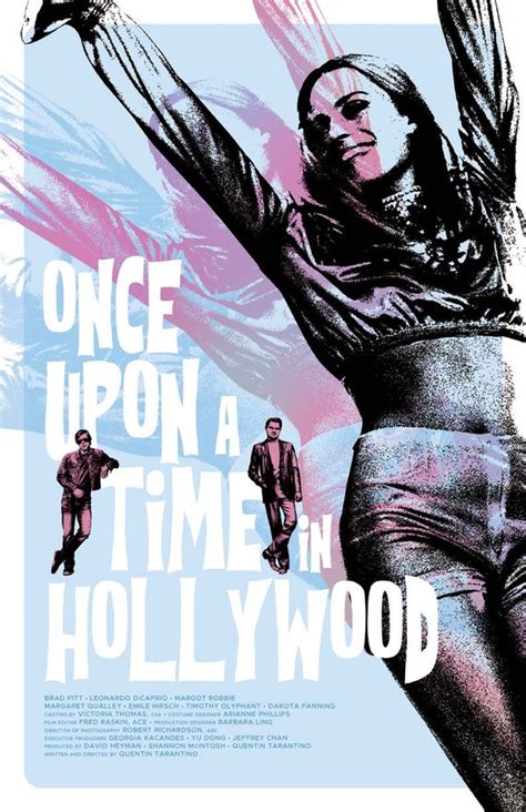 Once Upon a Time in Hollywood Film Poster | Etsy