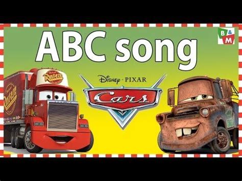 ABC Song with Disney Cars Cartoon - Children & Baby Music Alphabet ...