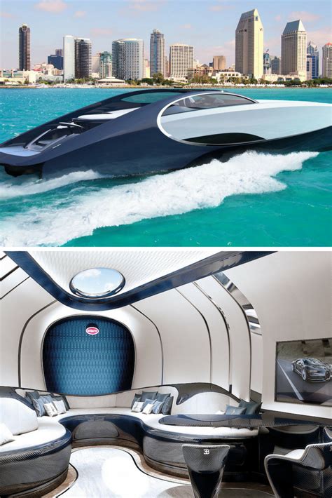 Bugatti's Chiron Inspired Yacht #yachtluxury | Яхта, Лодка, Водные игрушки