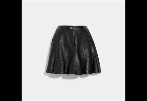 Leather Mini Skirt | COACH®