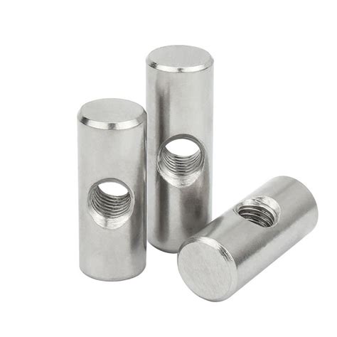 M3 M4 M5 M6 M8 Stainless Steel Barrel Hammer Nut Cross Dowel Hole Barrel Nut - Barrel Nut and ...