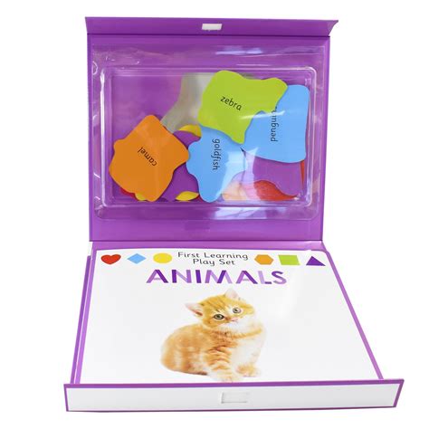 First Learning Play Set: Animals by Priddy Books - Ages 0-5 - Board Bo — Books2Door