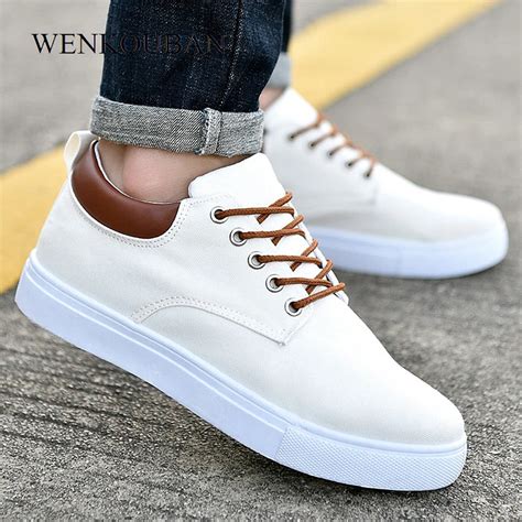 Designer Canvas Sneakers Men Vulcanize Shoes Autumn Platform Shoes ...