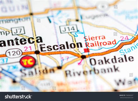 Escalon California Usa On Map Stock Photo 796083697 | Shutterstock