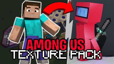 Among Us Texture Pack for Minecraft - Download