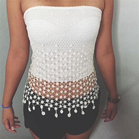 Crochet tube top