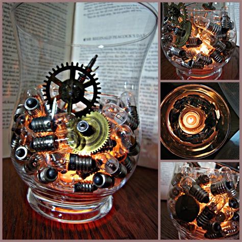 D.I.Y. Simply Steampunk Candle Holder | Steampunk candle, Steampunk ...