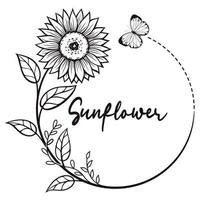 Sunflower Silhouette