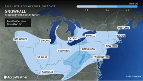 N.J. weather: Initial snowfall forecast maps issued for Friday winter ...