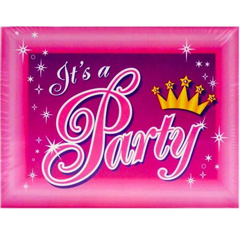 Princess Crown Invitations (8ct) - Walmart.com