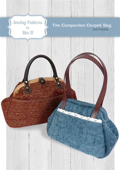 January's Pattern - The Companion Carpet Bag - Sew Sweetness