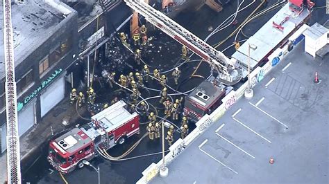 Los Angeles fire: An explosion melted firefighters' helmets. 4 ...