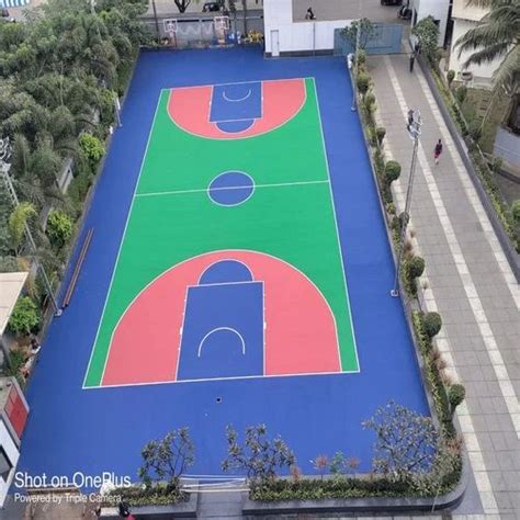 Basketball Court Construction Services - Synthetic Basketball Court ...