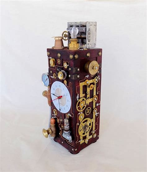 Desk Clock. Steampunk Clock. Steampunk Sculpture Steampunk - Etsy | Steampunk uhr, Uhrideen, Uhr