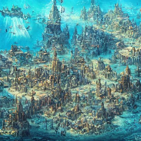 painting underwater city | OpenArt