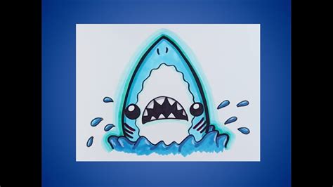 How to Draw a SHARK HEAD!!! - YouTube