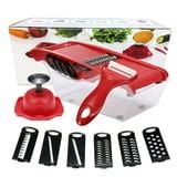 Walfront Mandoline Slicer Vegetable Cutter Chopper Dicer, Onion Cutter ...