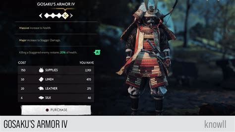 Ghost of Tsushima: Gosaku's Armor