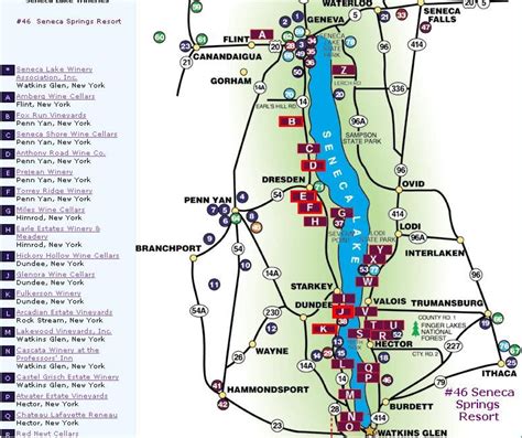 Finger Lake Maps Snake River Valley, San Francisco Attractions, Airport ...