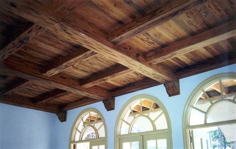 Goodwin Heart Pine | Wood ceiling panels, Wooden beams ceiling, Ceiling ...