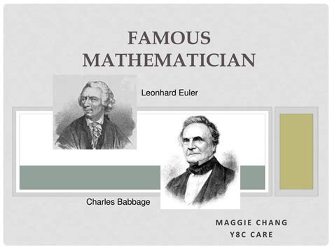 PPT - Famous Mathematician PowerPoint Presentation, free download - ID:6951600