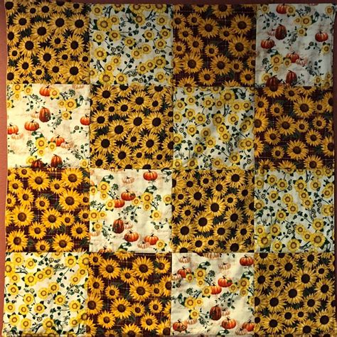 Sunflower quilt | Sunflower quilts, Sunflower quilt, Quilts