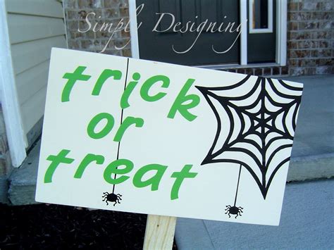 PB Knock-off Halloween Wooden Signs