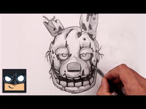 How To Draw Springtrap | FNAF Sketch Tutorial - Videos For Kids