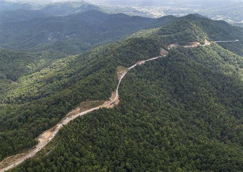 An aerial view of Foothills Parkway | Aerial view, Foothills, National ...