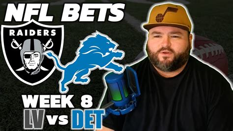 Raiders vs Lions Week 8 NFL Picks | Kyle Kirms Predictions | The Sauce ...