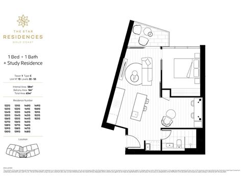 Star Residence Floor Plan - floorplans.click