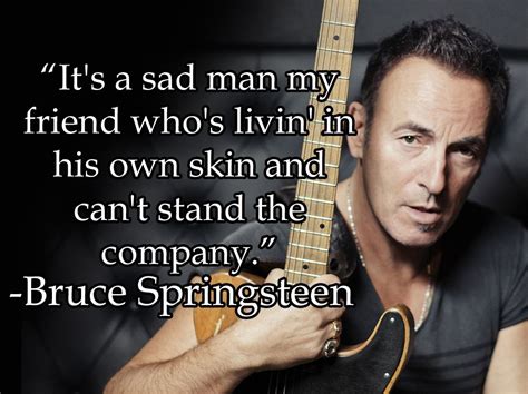 Musicians quote of the day: Bruce Springsteen | Musician quotes, Springsteen lyrics, Bruce ...