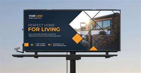 Perfect Home Real Estate Billboard Templates