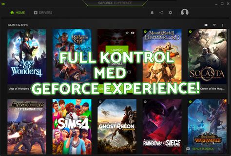 Experience Geforce Download