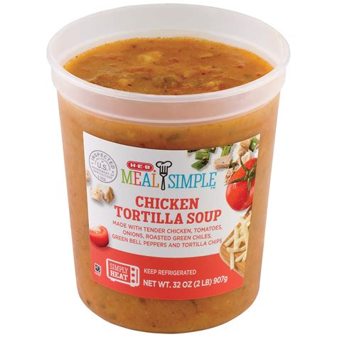 H-E-B Meal Simple Chicken Tortilla Soup - Shop Soup at H-E-B