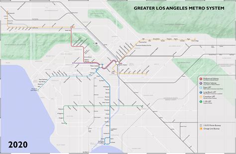 La Subway Map 2024 - Alvera Marcille