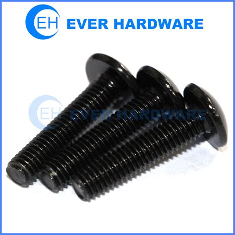 Truss head screws black oxide machine screws manufacturer