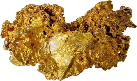 Gold nugget PNG image