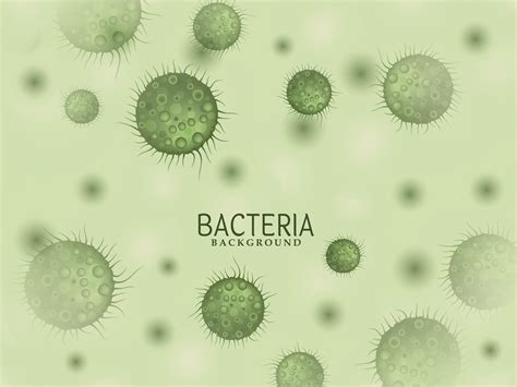 Modern bacteria germs in green background 1060031 Vector Art at Vecteezy