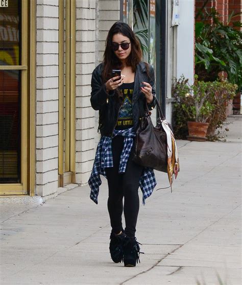 Vanessa Hudgens - Real Los Angeles Street Style: Winter 2014 • CelebMafia